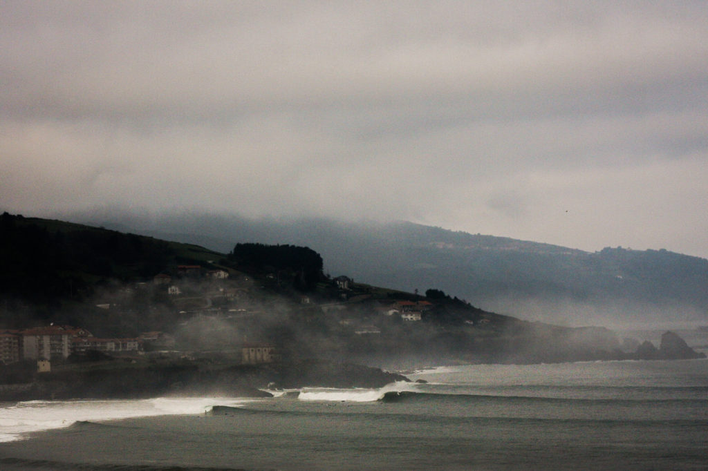 A misty morning in Mundaka, The Basque Country. Photo Luke Gartside
